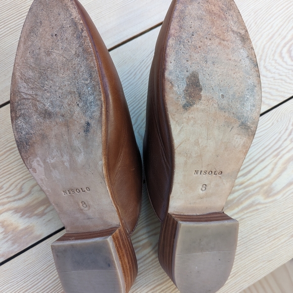 Nisolo Heeled Mule in Cognac - Picture 5 of 5